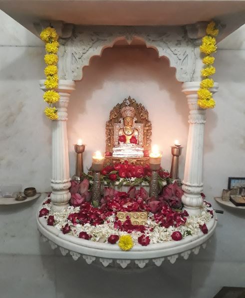 Shreyansnath idol — Matheran Paldi, Ahmedabad